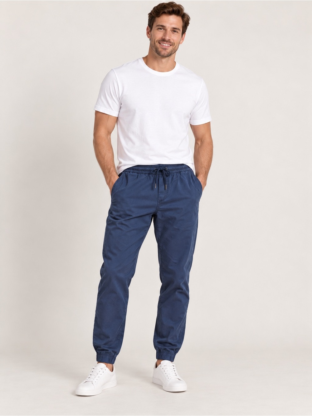 GAP Men's Navy Drawstring Jogger Pants